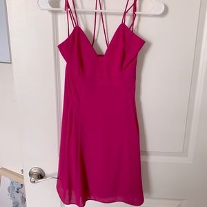 Express - pink formal mini dress - size 2